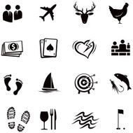 Events and hospitality icons N2