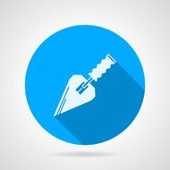 Flat vector icon for construction trowel
