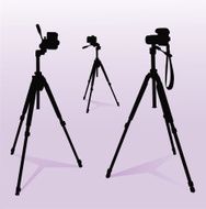 camera and tripod set
