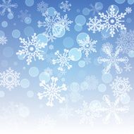Snowflakes icon set collection N3