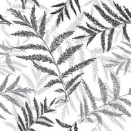 Abstract seamless pattern of grassy hand drawn vector background