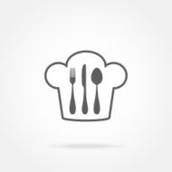 Cutlery and chef hat N3
