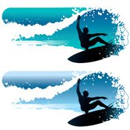 Surfer and Wave