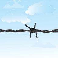 Barbed Wire Vector N6