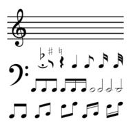 Vector Music Notes N3