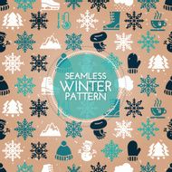 seamless winter pattern N9