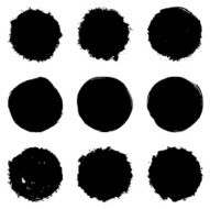 Circular Brush Stroke Set N3