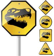 Caution Dinosaurs