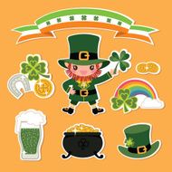 St Patrick&#039;s Day symbols N2