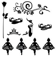 Ballet elements for toddlers in tutus N2