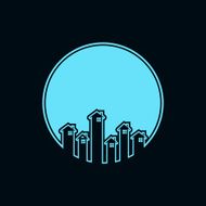 Real Estate icon design concept