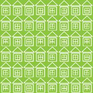 white houses icon of seamless pattern
