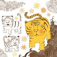 Year of tiger doodle N2