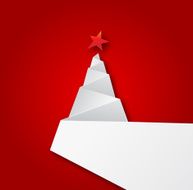 Christmas paper tree N2