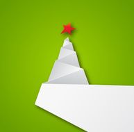 Christmas paper tree N3