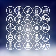 Christmas icons set N205