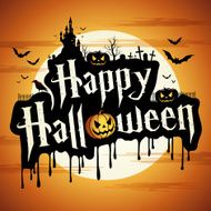 Happy Halloween with Pumpkin