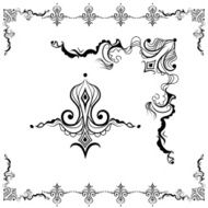 Vector Floral Border Design