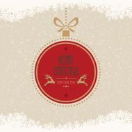 christmas ball merry snowflakes background N12