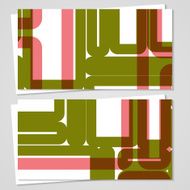 Vector business-card set for your design N133