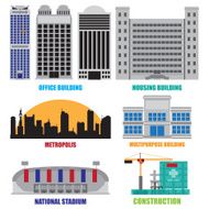 building vector icon