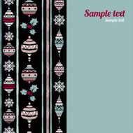 Christmas seamless boarders background N3