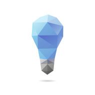 Lightbulb abstract isolated on a white backgrounds vector illustration N3