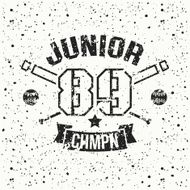 College baseball junior team emblem N3