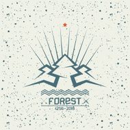 Pine forest emblem N2