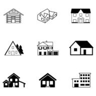 Houses icon set