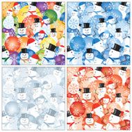 Christmas party - square pattern