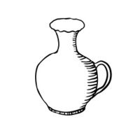 vase sketch vector illustration N3