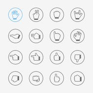 Hand ui icon