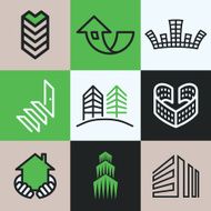 Building icons vector set N2