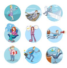 Set of business people N2