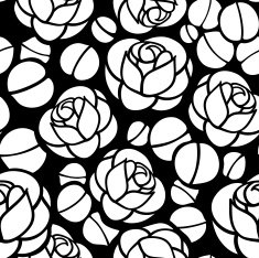 Rose flowers seamless background N2