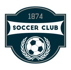 Soccer or Football Club Label