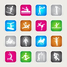 Multicolor Icons - Sports N2