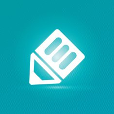 Pen icon with stripped background