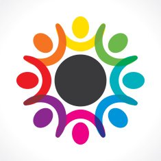 unity or teamwork icon design