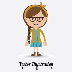 People design over white background vector illustration N22