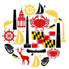 Maryland Icon Set N2