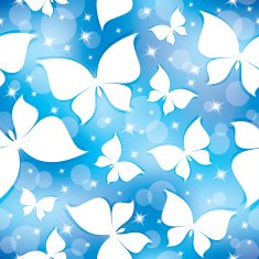 pattern with butterflies vector eps 10 N2