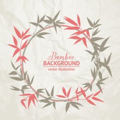 Bamboo circle frame