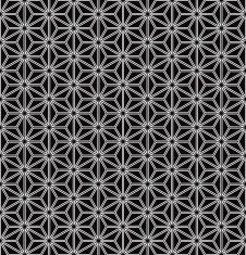 black and white geometric grid pattern N3