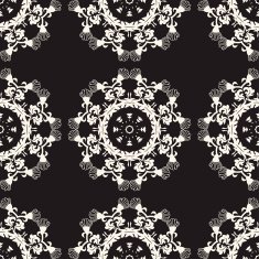 Ornate seamless pattern decorative wallpaper N2