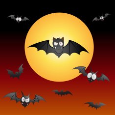 Funny n Spooky Bats