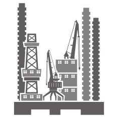 Construction Site Vector Illustration