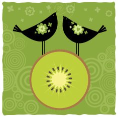 Birds and Fruits (Series) N14