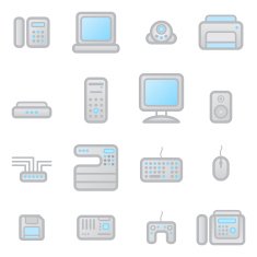 icons computer devices